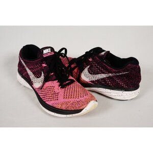 Nike Pink Flyknit Lunar 3 Size Women's 7.5 US Pink Running Sneakers 698182-002